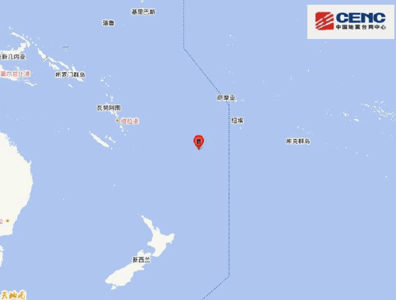 斐济群岛发生7.2级地震 ！震源深度130千米 ！-图1