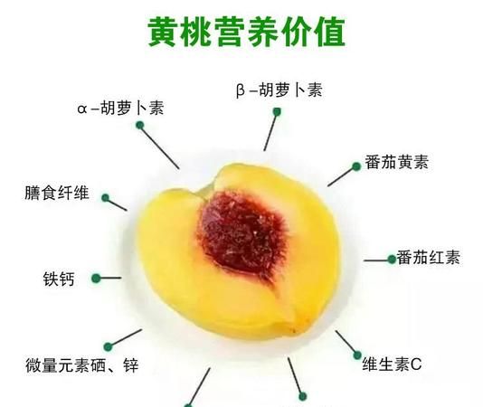 黄桃的营养价值有哪些,黄桃的功效与作用及营养价值及禁忌图3