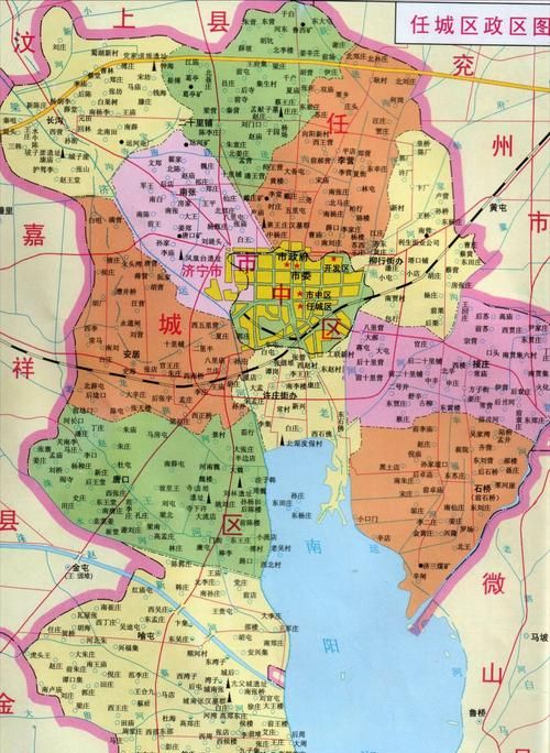 济宁任城区包括哪些,济宁市包括哪些县市区图1