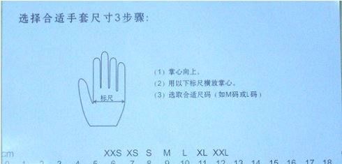 手套m码是多大,手套的型号LMXL如何区分图1
