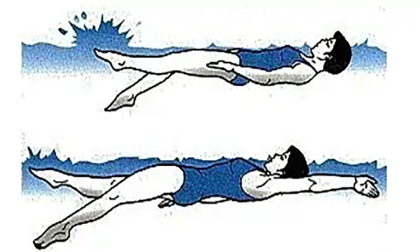游泳入水的正确姿势,游泳的正确姿势教程图解图7