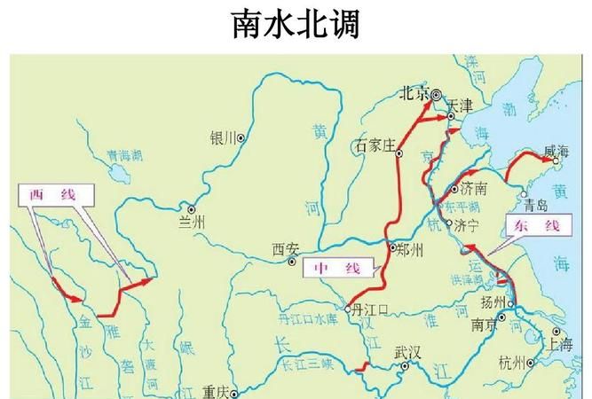 南水北调从哪里到哪里,南水北调郑州段的详细线路图图5
